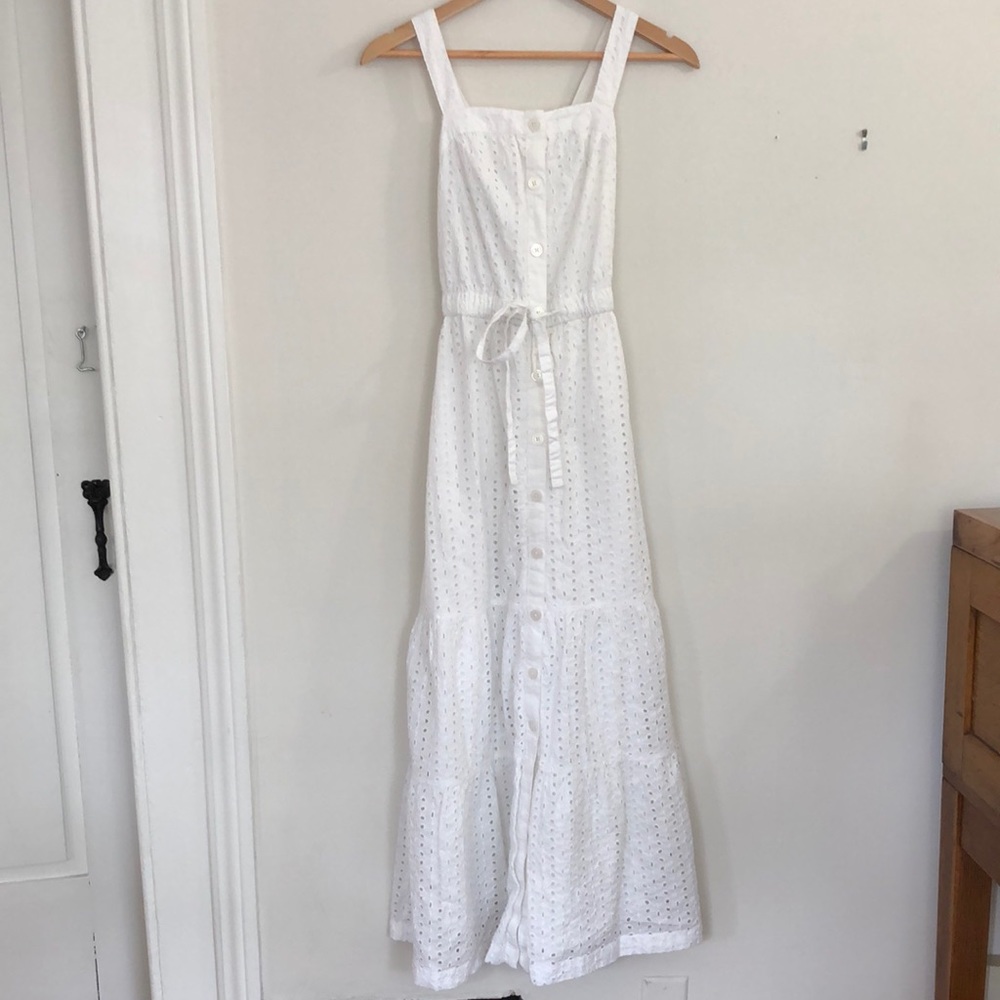 Gap Size 0 eyelet maxi dress